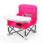 Portable Travel Booster Seat With Tray  Folding Baby Seat Booster High Chair    