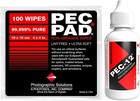 Two Pack- Pec-12 Photographic Emulsion Cleaner   Pec-pad Non-abrasive Wipes 4x4 