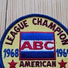 Vintage American Bowling Congress League Champion Sew On Patch  1968-1969