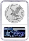 1776-2026 W  1 Enhanced Unc Silver Eagle 250th Liberty Bell Privy Ngc Ms70 Fdoi