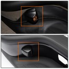 1 Pair Of Rear Bumper License Plate Light Lens Fit For Chevy Silverado Black New