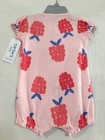 Nwt Carter s Raspberry Baby Girl Romper Infant Many Sizes