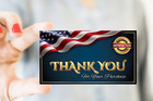 100 Classy Ebay Seller Thank You Business Note Cards  flag  Buy  2  Get  1  Free