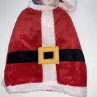 Dog Pet Christmas Clothes Red Santa Costume Size Medium