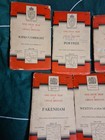 Bartholomew Half Inch Cloth Maps X 5 1950s Kirkcudbright Brecon Portree     