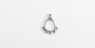New-pkg Of 100--tibet Silver Chandelier Earring Connectors-15 5  X  12 4 Mm
