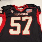 Game Worn Used Jersey Northern Illinois Huskies Niu Football Adidas Size 50  57