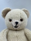 Vtg 1986 Large Snuggle Softener Plush Sherpa Teddy Bear Russ Berrie 22 
