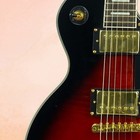Custom Electric Guitar Black Ring Red Black Pickguard Shipped From The U s 