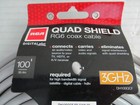 Rca Quad Shield Rg6 Coax Cable  Gray  100 Foot  Satellite  Digital Cable