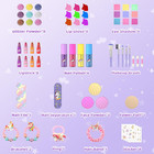 63 Pcs Kids Makeup Set Washable Non Toxic Unicorn Kit Girls Gift Ages 3-12