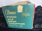 Vintage Climax Universal Food   Meat Chopper Grinder No 1551 Original Box