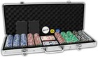 Da Vinci Casino Del Sol Poker Chip Set  500 Chips  With Case   2 Decks Of Cards