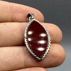 Very Unique Ancient Roman Style Agate Old Stone Silver Pendant