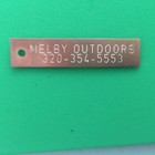 Qty 25-engraved Copper Trap Tags trapping Supplies traps animal Trap Id Trapping