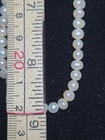 Vintage Estate  14kt Yellow Gold Hand Knotted Pearl Necklace Locking Clasp 18 
