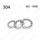 304 Stainless Steel Serrated Lock Washers Internal Teeth M2 M2 5 M3 M4 M5 M6 M30