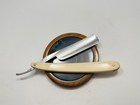 Very Old  6 8     Bone Scales Wade   Butcher  Razor Shave Ready Sheffield England