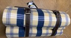 Authentic Mercedes Benz Classic Check Picnic Blanket With Hologram