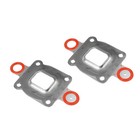 2 X Exhaust Elbow Riser Dry Joint Gasket Restricted Flow Mercruiser 27-864547a02