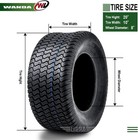 Set Of 2 New 20x10-8 20x10x8 Lawn Mower Tractor Cart Turf Tires  4pr