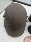 Original Ww1 German Leather Gas Mask   Canister   Helmet Actual Former Museum 