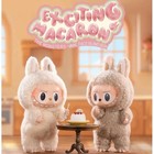 Pop Mart Labubu Exciting Macaron Blind Box X1   The Monsters Figure Outfit Toy