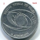 Romania 1999  500 Lei  Total Solar Eclipse  Scarce Coin  C029