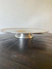 Vintage E   Jb Empire Arts Silver Pedestal Hammered Silver Plate