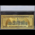 Gold 2009  100 One Hundred Dollars Banknote Collectible With Bag   Certificate