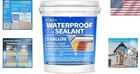 Clear Liquid Rubber Sealant - 5 Gallon Waterproof Coating For Every Repair