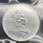1999-2000 Canadian 5 Dollars 1oz 9999 Silver Maple Leaf Sealed Rcm Bu