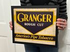 Antique Vtg General Store Granger Pipe Tobacco Sign Feed Seed Cigar Cigarette