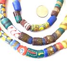 Variety Of Handmade Ghana Recycled Glass African Trade Beads-ghana  