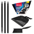 O-cedar Strong Sweep Broom And Brush    Brush Bundle