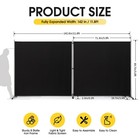 Rantila 2 Large Panels Room Divider portable Office Divider convenient Movabl   