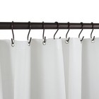 Shower Curtain Hooks Set Of 12 Bronze Finish Metal S Hooks For Bathroom