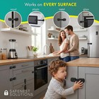 Safenest Child Proof Cabinet Locks 5 Pack Black 3m Adhesive For Cabinets