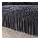 1 2 3 4 Seater Sofa Covers 3d Bubble Lattice Couch Protector Slipcover W Skirt