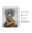 Black Wall Art   Decor - African American Women Woman Girls - Afro Girl - Ins   