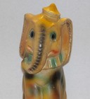 Vintage Chalkware Circus Elephant Bank 12 