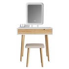 Makeup Vanity Desk With Lights small Vanity With Adjustable Brightness Mirror