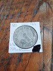 1883 Republica De Chile 1 Un Peso Silver Coin  Very Rare 