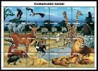 Tanzania 1995 - Kilimanjaro Safari  Wildlife - Sheet Of 16v - Scott 1363 - Mnh