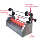 Qomolangma 26  Semi-auto Small Home Electric Business Card Cold Laminator-usa
