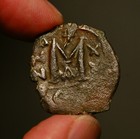 B22-52  Byzantine  Heraclius 610-641ad  Ae Follis  Constantinple Mint  Year 20