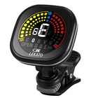 Lekato Clip On Chromatic Guitar Tuner Lcd Display For Guitar Bass Violin Ukulele