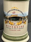 New Riverside Casino   Golf Resort 2006-2011 Lidded Beer Stein By Gerz  Germany