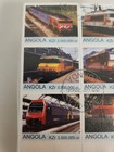 Dealer s Lot - Angola Steam Engine Trains Block Of 6 Stamps  500 Sets Picture 2