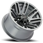 Vision Utv 112 Assault 12x8 4x4  -10 2mm Gunmetal Wheel Rim 12  Inch